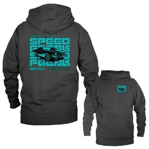 Sudadera con Capucha Pullover Speed Freak Hot Rod Garage Clásico Vintage Coche Automóvil - Imagen 1 de 10