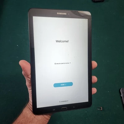 Samsung Galaxy Tab E 16GB, Wi-Fi + 4G, 9.6in - Black - Image 1 of 4