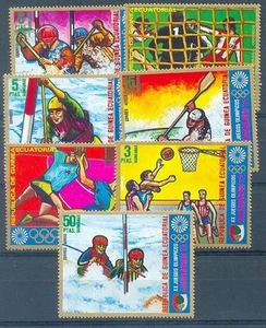 OLYMPIC SAPPORO 72 Guinea Ecuatorial Juego Completo MNH VF - Imagen 1 de 1