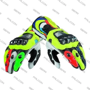 VALENTINO ROSSI TEAM DUCATI LEATHER MOTORCYCLE RIDING GLOVES | ALL SIEZES - Bild 1 von 5