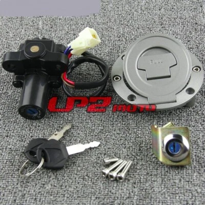 Ignition Switch Gas Cap Seat Lock Key Set for Yamaha YZF R1 R6 04-16 MT01 05-09 Foto 1 de 4