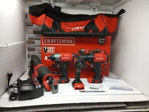 Craftsman CMCK400D2 4-Tool W/Charger NO BATTERIES - Picture 1 of 16