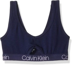 Calvin Klein Girls' Little Modern Cotton Bralette, Symphony, SZ M - Picture 1 of 3