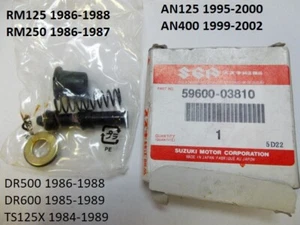 Suzuki RM125 RM250 TS125X TS250X Master Pump Repair Kit NOS Piston 59600-03810 - Picture 1 of 3