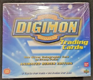 Bandi 1999 Digimon Series 1 Factory sealed 24 Ct. booster Box Digital Monsters - Picture 1 of 8
