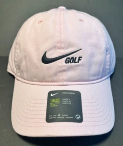 Nike Heritage86 Washed Golf Cap Hat Pink -One Size Fits Most- Unisex Men/Women - Picture 1 of 6