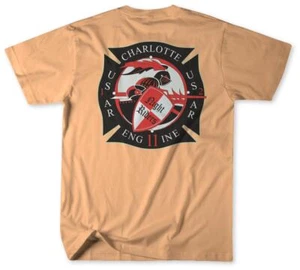 Unofficial Charlotte Fire Department Station 11 Shirt v1 - Picture 1 of 11