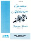 Ferguson TO 20 Owner?s Operator?s Manual ? 1949 ? reprint