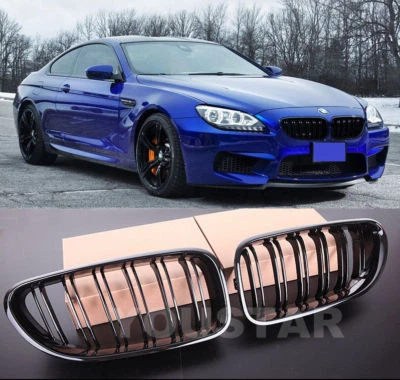 Parrillas EXPRESS TWIN SLAT M Performance NEGRO BRILLANTE BMW SERIE 6 F06 F12 F13 M6 Foto 1 de 4