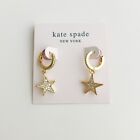 Kate Spade New York You're A Star Huggies earrings, gold tone