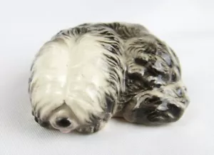 Vintage Hagen Renaker Miniatur alte englische Schäferhund Figur - Bild 1 von 6