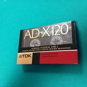 TDK AD-X 120 KASETA MAGNETOFONOWA - Zdjęcie 1 z 4
