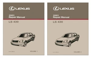 2001 Lexus LS 430 Shop Service Repair Manual Book Engine Drivetrain OEM - Picture 1 of 1