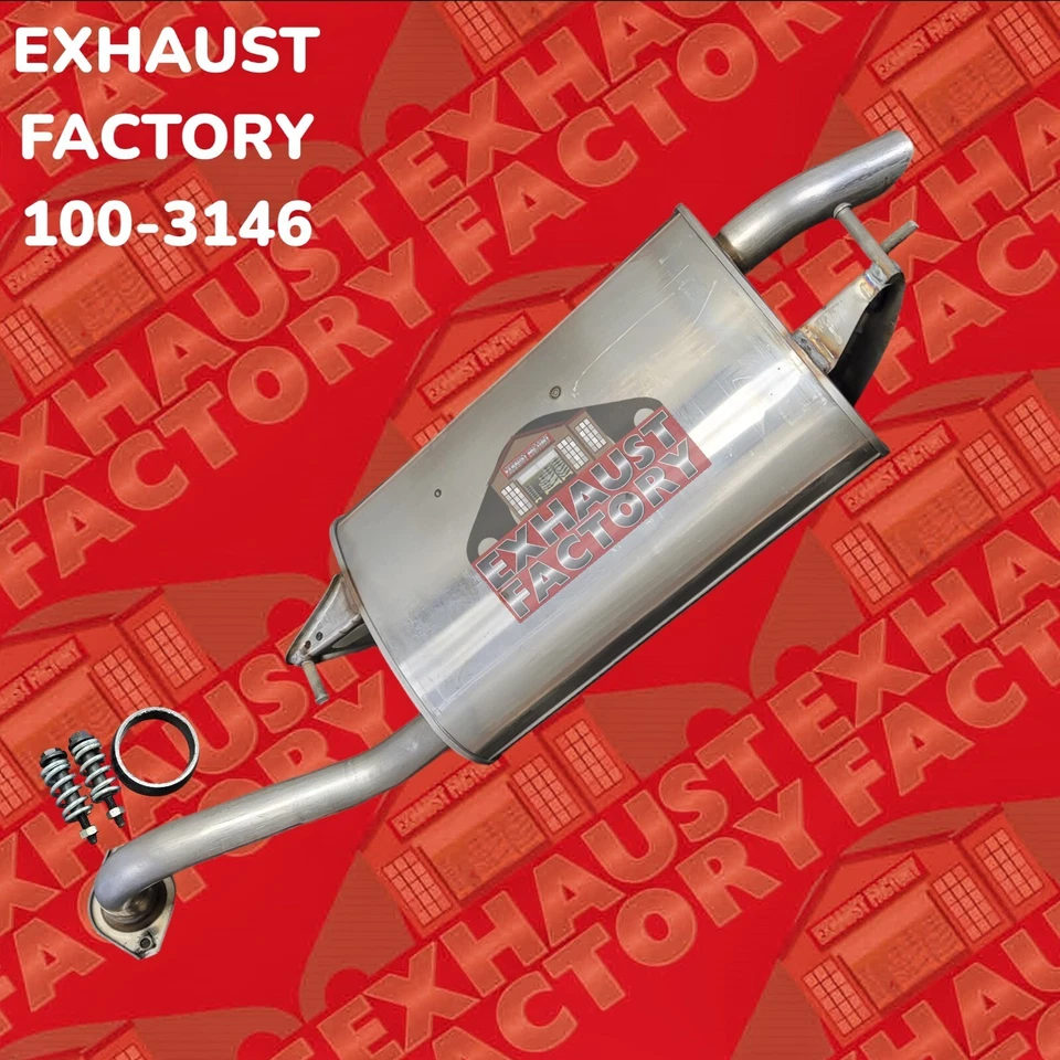 后消声器组件 适合 2003 - 2004 年 丰田 COROLLA 1.8L 发动机 不锈钢 — 第 1/1 张图片