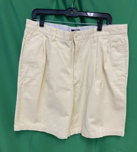 Izod 100% Cotton Shorts, Yellow Size 36W - Picture 1 of 5