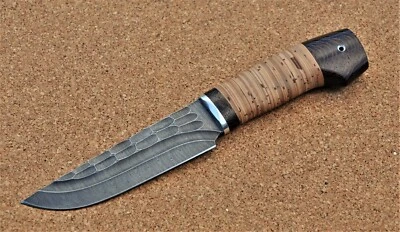 Damaszener Stahl Outdoor Jagd Messer Nazarov Knives Handarbeit HRC62 Аллигатор - Bild 1 von 4