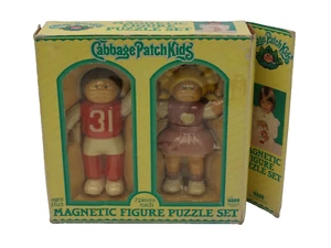 Cabbage Patch Kids Magnetic Figure 7 Piece Each Per School Puzzle Set Illco 1983 - Picture 1 of 9