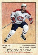 2002-03 Parkhurst Retro Minis #181 Saku Koivu