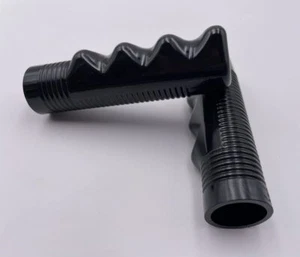 Comfort axis Finger Nub NonSlip Classic Ribbed Grips 3/4" Handle Bar, Black 2pk - Picture 1 of 5