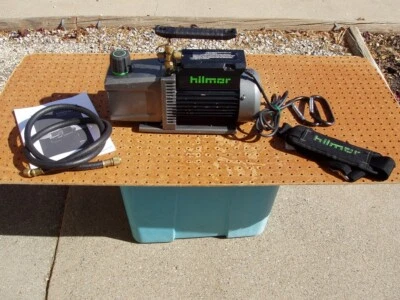 BOMBA DE VACÍO HILMOR 9 CFM 2 ETAPAS 1 Hp 1848122 HVAC REFRIGERACIÓN BUEN ESTADO Foto 1 de 4