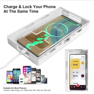 Portable Smart Phones Timer Lock Box Self-Control Phone Lock Box for Students - Picture 1 of 7