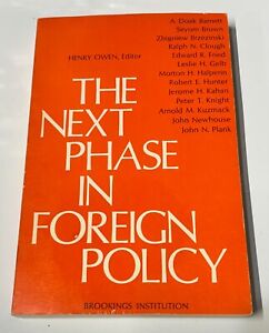 Die nächste Phase in der Außenpolitik Brookings Institution Taschenbuch sehr gut