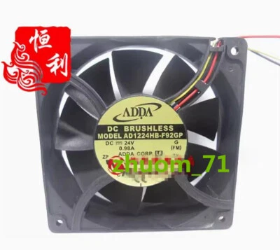 1PC ADDA AD1224HB-F92GP 24V 0.98A 12038 12CM High air volume inverter fan - Image 1 of 2