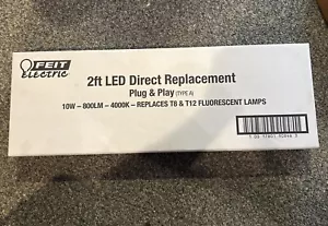 14" G13 T8 LED Tube Fluorescent Bulb Replacement For 10 Watt T8 & T12, 12 Count - Picture 1 of 5