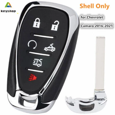 6B for Chevrolet Camaro 2016 2017 2018 2019 2020 2021 Smart Remote Key Shell Fob - Imagem 1 de 4