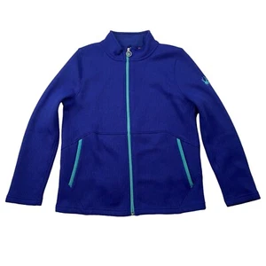 Chaqueta Stryke Azul Spyder Endure con cremallera completa gofre L/S poliéster cuello simulado XL 18 - Imagen 1 de 11