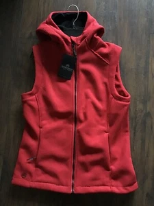 Stormtech Knit Hooded Vest Womens Size Medium T-Red #CXV-2W NWT A1 - Picture 1 of 12