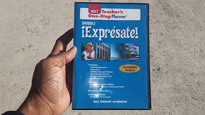 Holt Spanish 2 Expresate Teacher's Edition One-Stop Planner 5 CD-ROMs - EUC! - Image 1 of 4