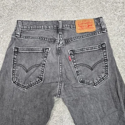 Levis 512 Jeans mens 29x32 Gray Cotton Blend Slim Taper - Image 1 of 4