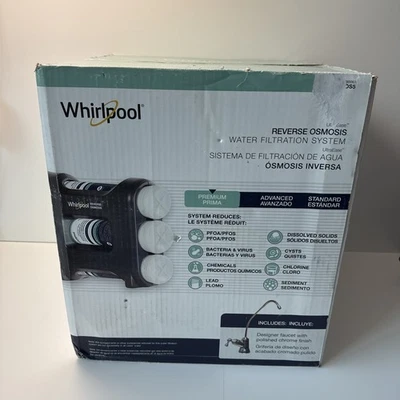 Whirlpool WHAROS5 UltraEase Reverse Osmosis Filtration System, FAST SHIPP NEW - Image 1 of 4