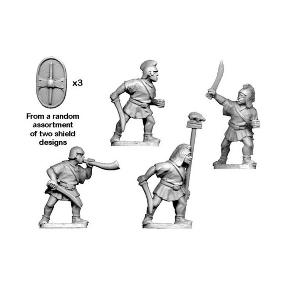 Crusader Mini Ancient Spanish Mini 28  Spanish Scutari Command - Stand Pack New - Image 1 of 1