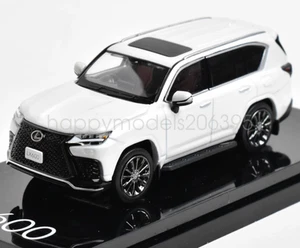 Para Hobby Japón Escala 1:64 Blanco LX600 Lujo SUV Deportes Diecast Metal Modelo - Imagen 1 de 2