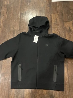 Nike Sportswear Tech Fleece Full Zip Hoodie Black FB7921-010 Men's Size 2XL - Image 1 of 3