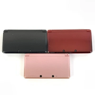 Nintendo 3DS Console CTR-001 JPN Lot of 3 Set For Parts Repair Japan 1966 UG - Image 1 of 4