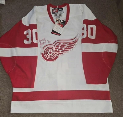 NWT Chris Osgood Detroit Redwings AUTOGRAPHED Authentic Nike Jersey Sz 48 - Image 1 of 4