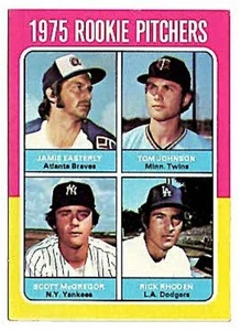 1975 Topps Rookie Pitchers ~ Karte #618 mit McGregor, Rhoden + ~ KOSTENLOSER VERSAND - Bild 1 von 1