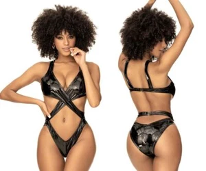 Mapale 67071 Monokini Color Wet Black - Picture 1 of 7