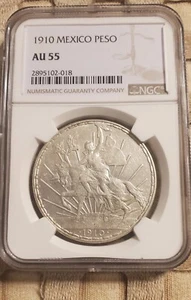 1910 Caballito Mexico  AU 55 - Picture 1 of 5