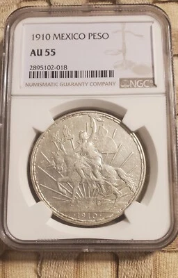 1910 Caballito Mexico  AU 55 - Image 1 of 4