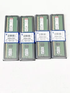 Kingston KVR24E17S8/4 16GB (4x8GB) DDR4-2400 CL17 ECC 288-Pin MEMORY RAM - Picture 1 of 3