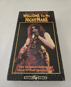 Alice Cooper - Welcome to My Nightmare (1975) VHS 1990 - Picture 1 of 3