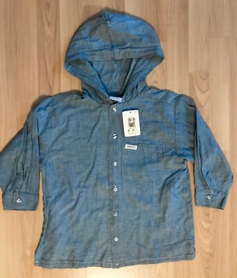 Girls NWT New Guess Demin Top Jacket Hoodie Size Kids XL girl's  - Image 1 of 3