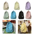 Solid Color Backpack Lightweight Laptop Backpack Cute Aesthetic Backpack Large