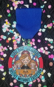 Judge Mary Lou Alvarez Justice Without Exception Fiesta Medal - Picture 1 of 2