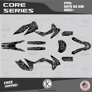 Graphics Kit for Kayo K2 230 All Years Core - SMOKE - Picture 1 of 6