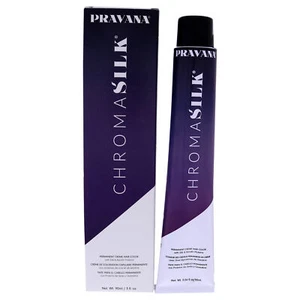 2 Pack ChromaSilk Creme Hair Color - 4.45 Copper Mahogany Brown by Pravana - 3 o - Picture 1 of 6